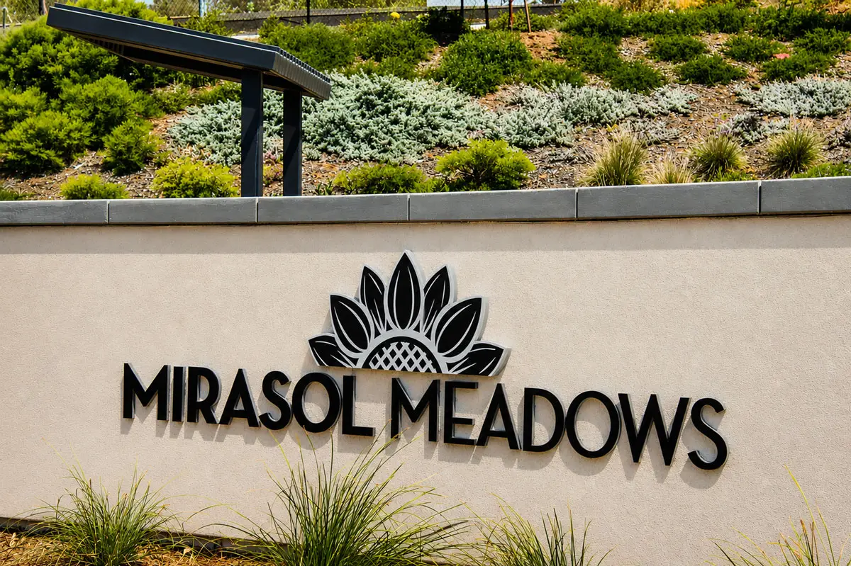 Mirasol Meadows at 528 E. Alvarado St. in Fallbrook offers affordable housing for low-income seniors, including units reserved for residents who have experienced homelessness and serious mental illness. Photo by Samantha Nelson