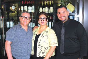 Francisco, Lupita and Aaron Montellano comprise the family leadership team behind Tommy V’s new Bressi Ranch location. Photo by Rico Cassoni