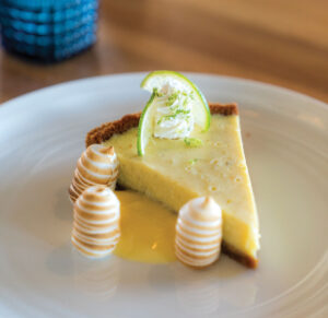 The summer Key Lime Pie at Lana is splendid. Photo by Jared Weintraub