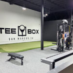 Tee Box San Marcos offer 5,000 square feet of golf simulation and workout space. Photo by Jim Trageser