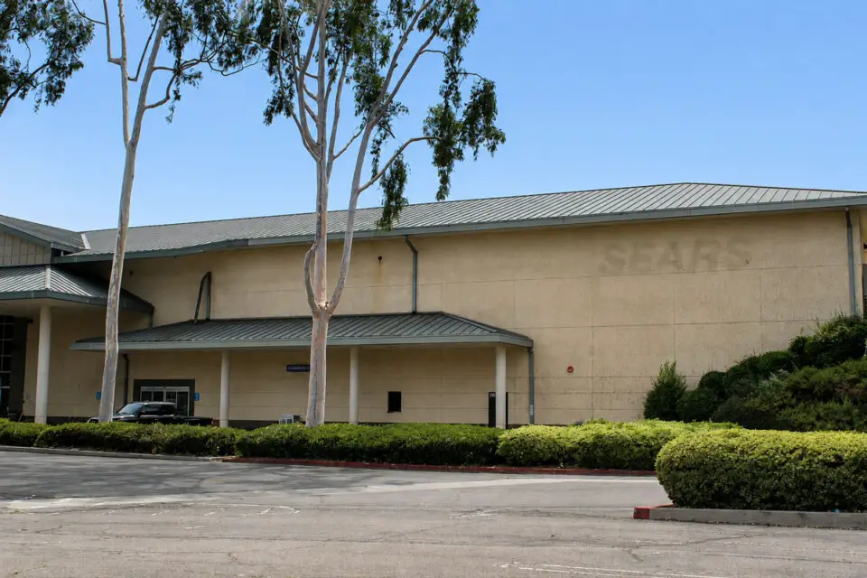 The vacant former Sears building at North County Mall in Escondido is slated for demolition to make way for a new Costco store. Photo by Samantha Nelson
