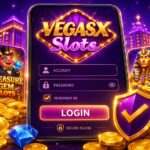 Mobile login screen representing Vegas X online casino access
