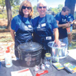 UC Master Food Preservers Ann Perreisa and Megan Murfen demonstrated food preservation techniques at Cole Library in Carlsbad on Aug. 8. Photo by Jano Nightingale