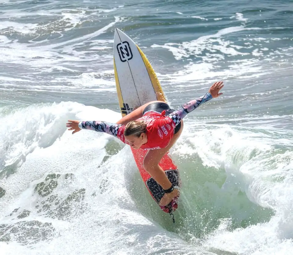 Local athlete and professional surfer Reid Van Wagoner will compete in both the longboard and shortboard divisions at the 2026 Super Girl Surf Festival. Courtesy photo