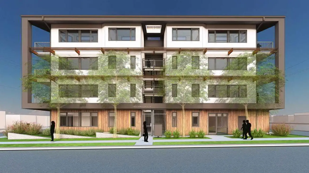 Another rendering of the 1032 S. Tremont Street project. Courtesy photo