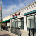 The former 150 Grand restaurant is one of several vacant storefronts along Grand Avenue recently purchased by new owners. Photo by Samantha Nelson