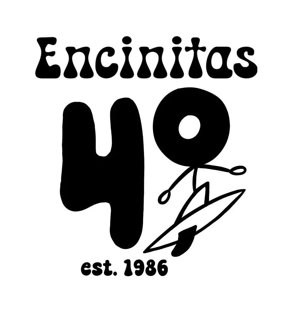 Sloane Donnelly’s winning design for Encinitas’ 40th anniversary logo. Courtesy photo