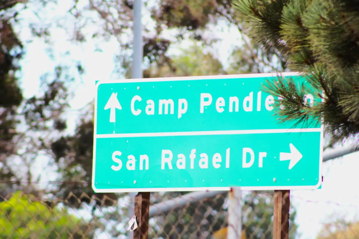 The city of Oceanside is exploring options to improve access to and from the Capistrano neighborhood, where traffic near Camp Pendleton’s main gate can make entering and leaving the community difficult. Photo by Samantha Nelson