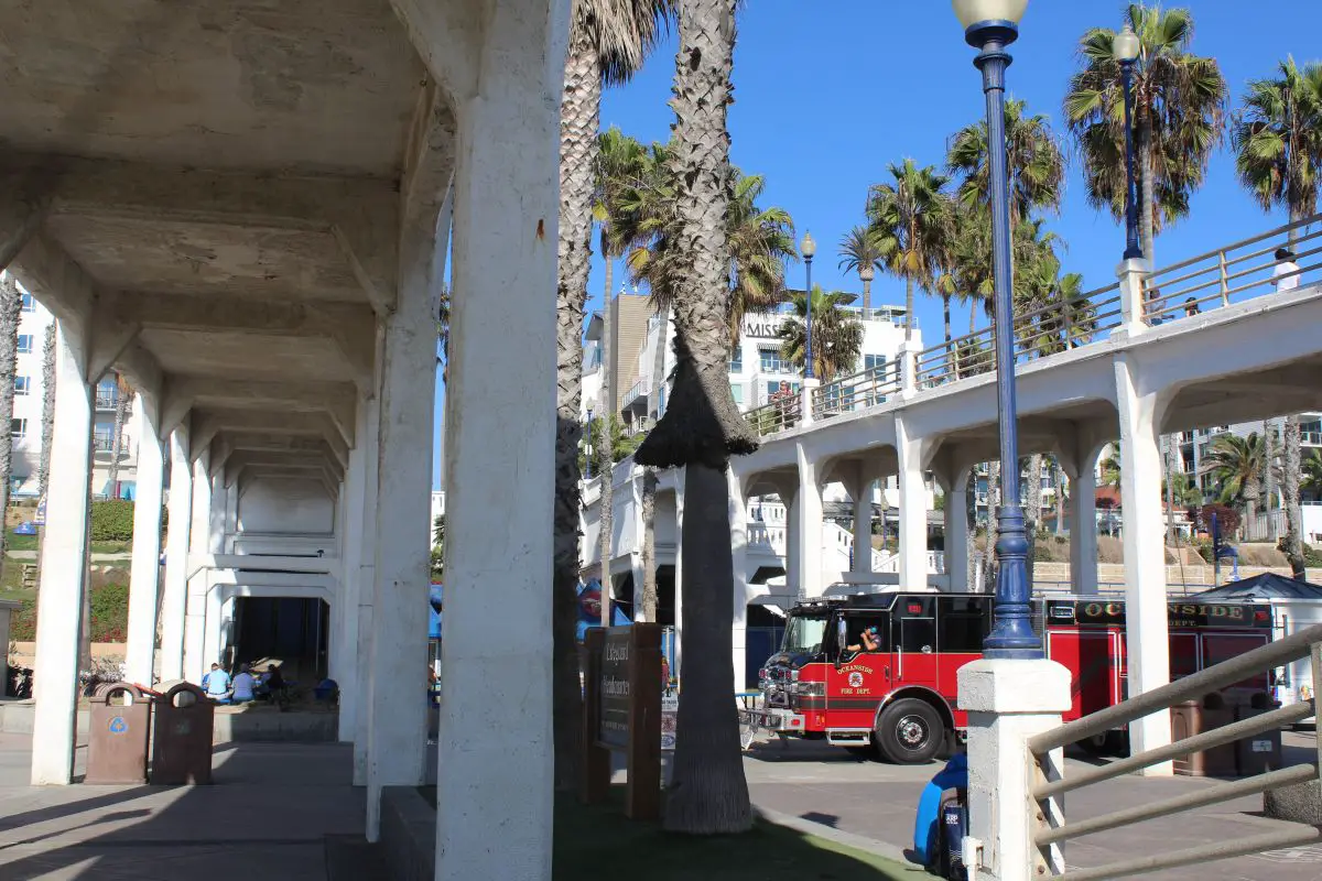 While Oceanside continues to seek funding to reconstruct the nearly 100-year-old concrete pier bridge, repairs are needed in the meantime. Photo by Samantha Nelson