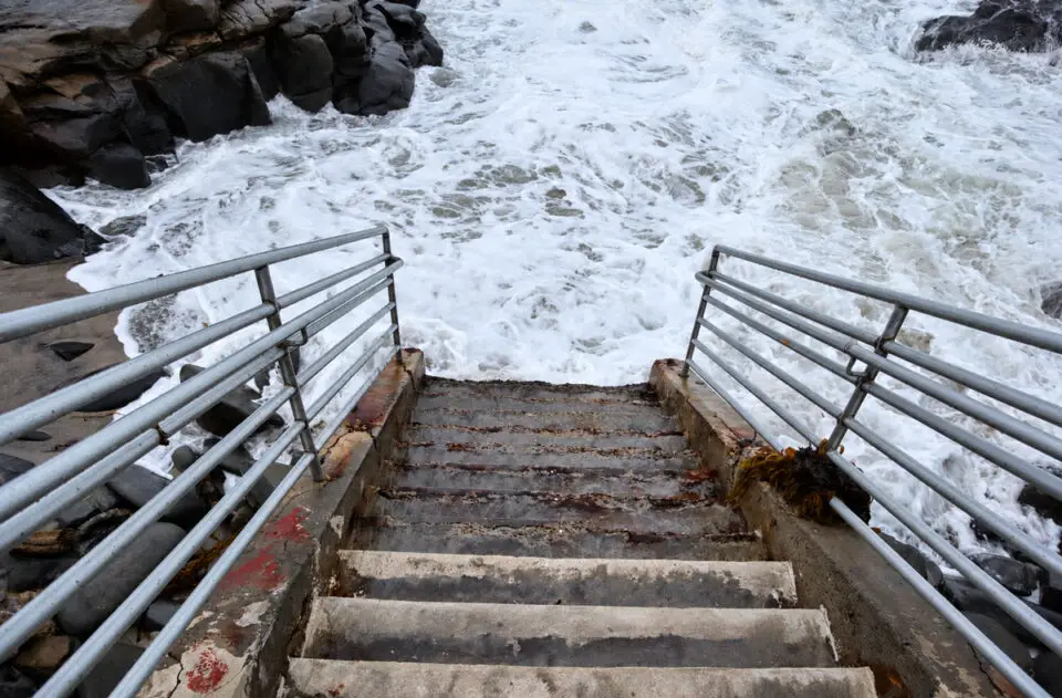 Valuable pieces of coast may be lost, but some kid's valor will be found during this winter's storms. Photo by Chris Ahrens