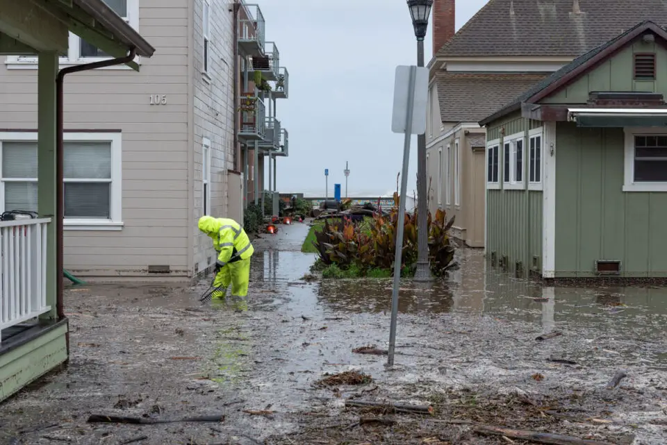 Flood damage in Santa Cruz County in January 2023. State officials are preparing for potential flooding and other severe weather ahead of the coming El Niño season. Courtesy photo