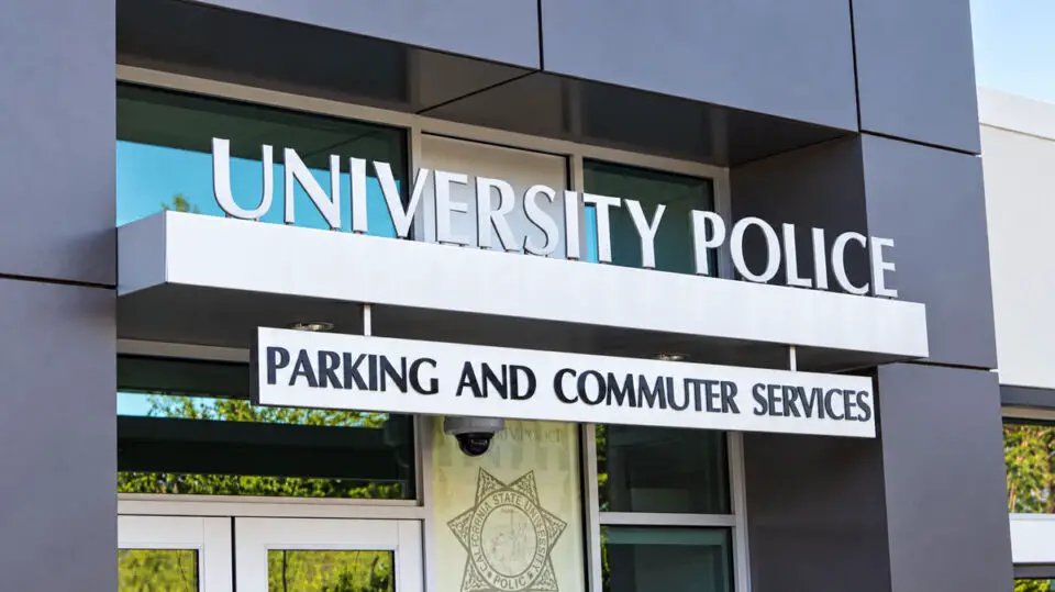 The University Police and Parking and Commuter Services offices on the Cal State San Marcos campus. Courtesy photo/CSUSM