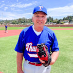 Carlsbad resident Joe Tarka, 78, continues playing competitive baseball after twice undergoing treatment for prostate cancer. Courtesy photo/Scripps Health