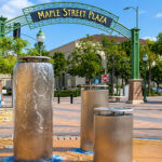 Maple Street Plaza in downtown Escondido sits next to six recently purchased buildings along Grand Avenue, where the new owners plan to bring shops and restaurants to vacant storefronts. Courtesy photo/City of Escondido