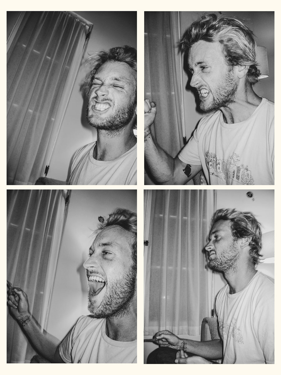 Micah Mattson played guitar in Kut U Up and was an early member of Yovee, pursuing music alongside skateboarding and his railroad career. Photos by Embry Rucker