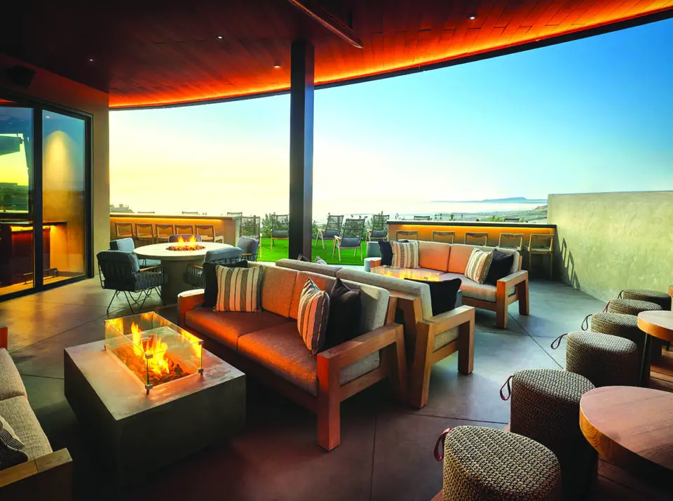 Firepits and The Perch at VAGA Restaurant & Bar, which offers weekly theme nights and coastal views at the Alila Marea Beach Resort in Encinitas. Courtesy photo