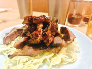 The grilled pork collar at Coast Thai-Way in Leucadia...so good! It’s seasoned boneless pork collar with tiger tamarind sauce. Photo by David Boylan