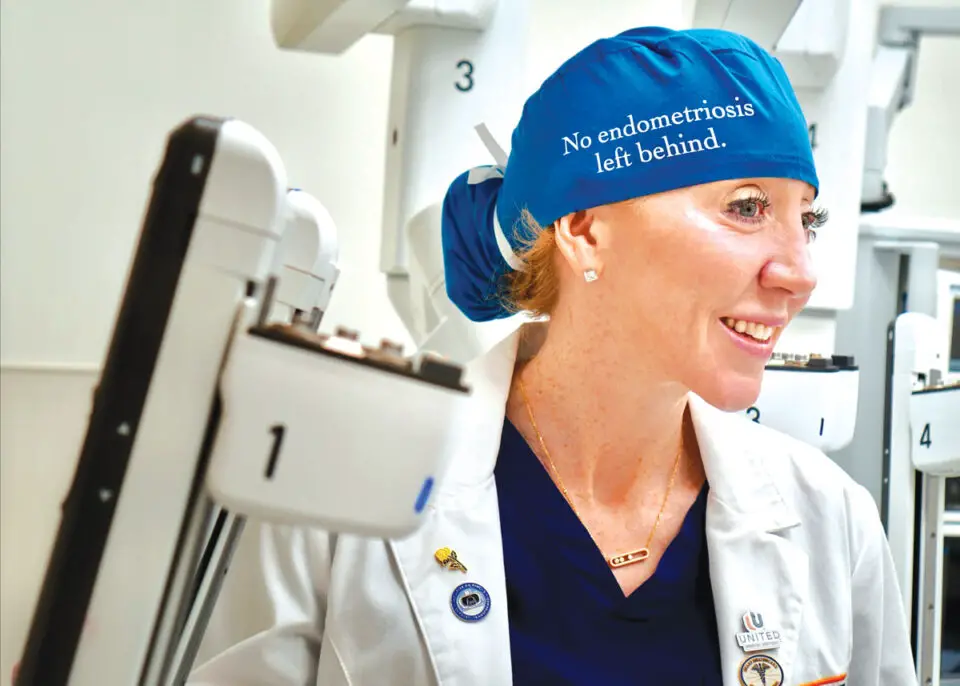 Dr. Chandra Spring-Robinson confers with her team prior to performing San Diego County’s first robotic-assisted procedure in an outpatient surgery facility. Courtesy photo