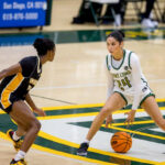 Former Cathedral Catholic standout Izzy Navarro will join San Diego State after earning honorable mention All-American honors last season at Point Loma Nazarene. Photo by Shannon Hardy/PLNU