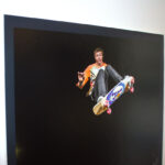 Photos and memorabilia capturing Vista’s skateboarding history and current up-and-coming skaters. File photo/Leo Place