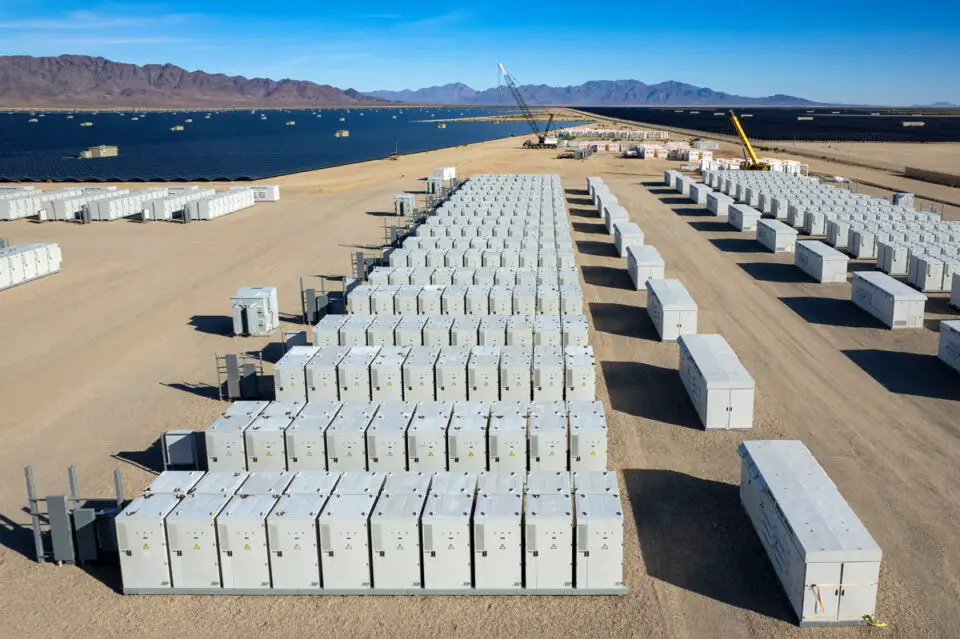 A solar farm and battery storage site in the California desert. San Diego County supervisors unanimously approved the Starlight Solar Project near Boulevard. Courtesy photo