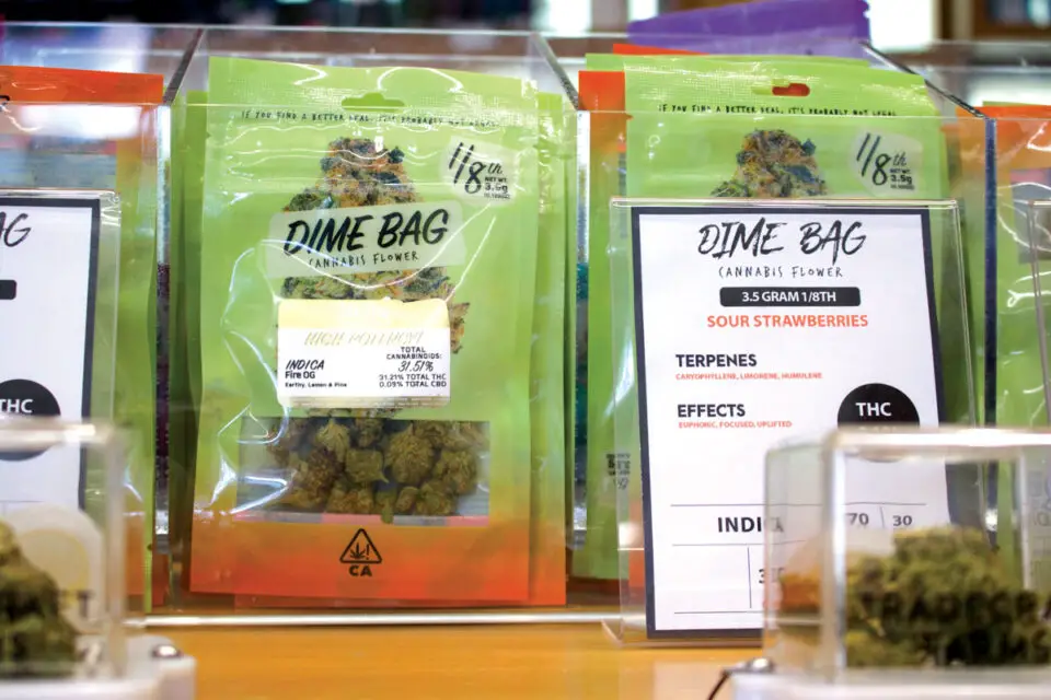 Recreational cannabis at Tradecraft Farms in Vista. File photo/Leo Place