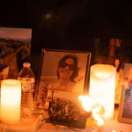 A memorial for Carlsbad mother Vanessa Wheyland after she was fatally struck in a suspected DUI hit-and-run earlier this month. Photo by Jennifer Sanders