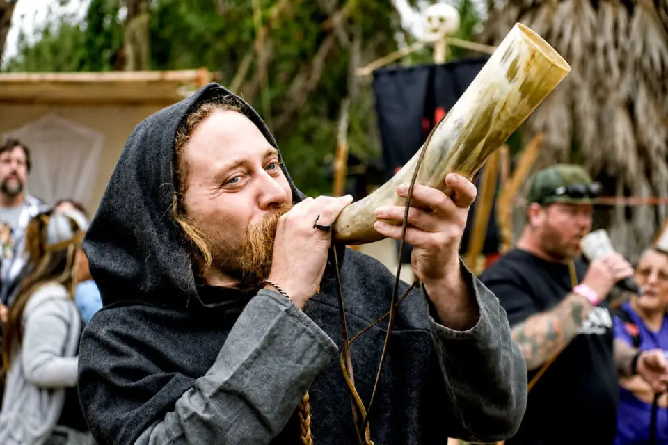 The two-day Vista Viking Festival expects to draw hundreds of visitors to this month to the Antique Gas and Steam Engine Museum. File photo/Leo Place