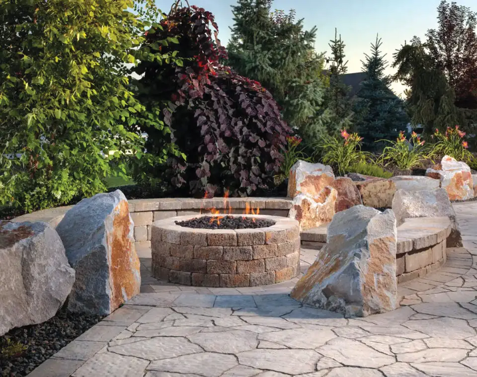 For homeowners who love entertaining, Greenway Landscape Design & Build can take outdoor living to another level with custom fire pits and more. And Greenway can help homeowners visualize the project in 3D color before construction begins. Courtesy photo
