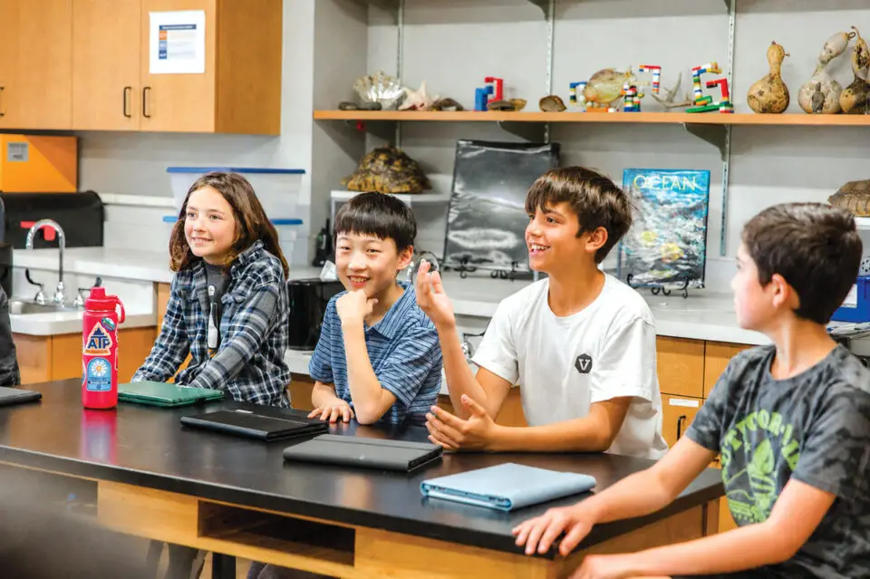 Curiosity is at the heart of the experience at The Rhoades School, where students learn how to think, not what to think. Photo by Emily Keeney