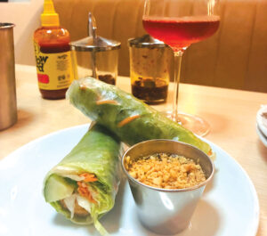 A must-try are the fresh summer rolls with organic tofu, golden tofu, basil eggplant and several curries that can be customized. Photo by David Boylan
