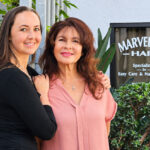 Lindy Gordon and her daughter, Amanda Nichol, celebrate 30 years of Marvelous Hair by Lindy in Leucadia. Photo by Lindy Gordon