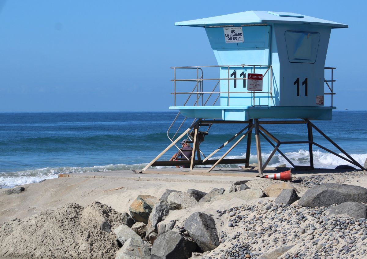 Lifeguard Tower 11 at Buccaneer Beach. Photo by Samantha Nelson