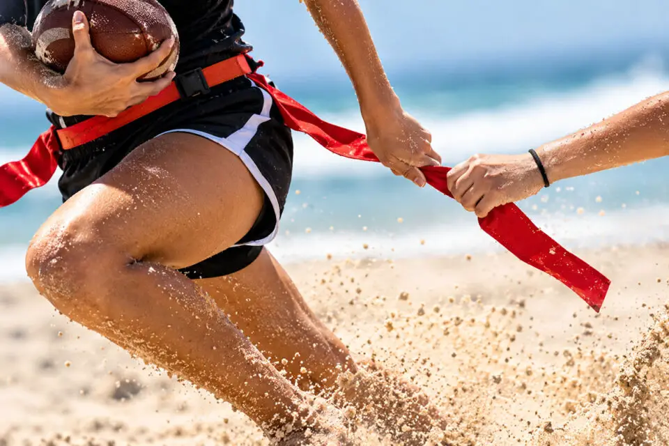 The inaugural Flag In The Sand tournament will be held on Nov. 7 at Oceanside Harbor Beach, featuring youth and adult divisions. Courtesy photo