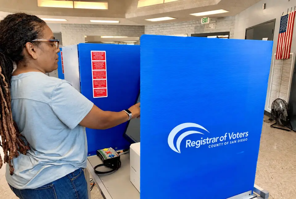 An additional 180 vote centers open Oct. 31 across San Diego County ahead of the Nov. 3 general election. Courtesy photo/Registrar of Voters