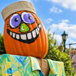 Pumpkin-headed scarecrows greet visitors along Main Avenue in Fallbrook as the community celebrates its 14th annual Scarecrow Days throughout October. Photo by Samantha Nelson