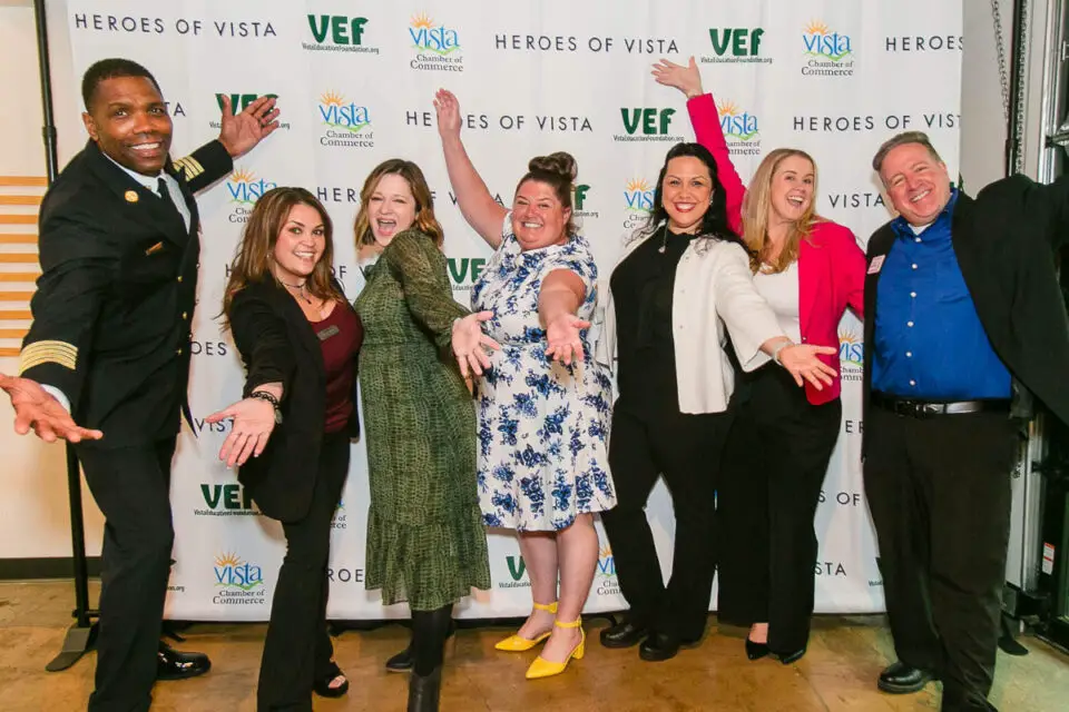 Honorees from a previous year's Heroes of Vista, sponsored by the Vista Chamber of Commerce. Courtesy photo / Vista Chamber of Commerce