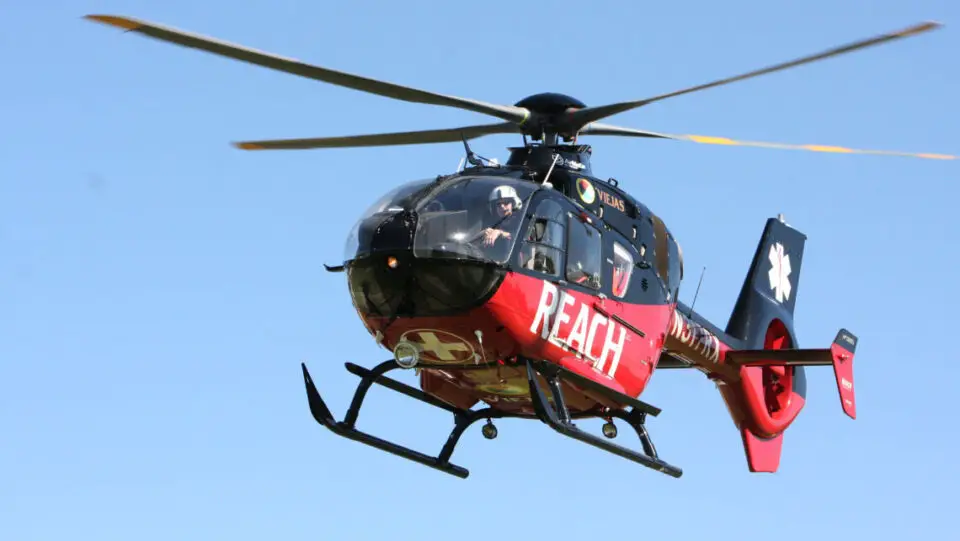 A REACH Air Medical Services helicopter. Three people died and two survived when one of the company’s medical helicopters crashed off Catalina Island on Sept. 30 after an earlier flight from Oceanside. Courtesy photo