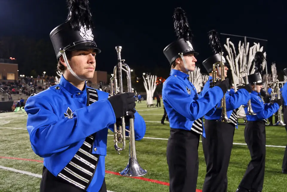 San Marcos and Mission Hills high school marching bands won’t perform at the Dec. 6 Holly Jolly Market due to space constraints. Courtesy photo/SMHS