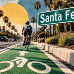 Encinitas plans to sue the state over legislation restricting changes to the Santa Fe Drive bike lanes. The Coast News graphic