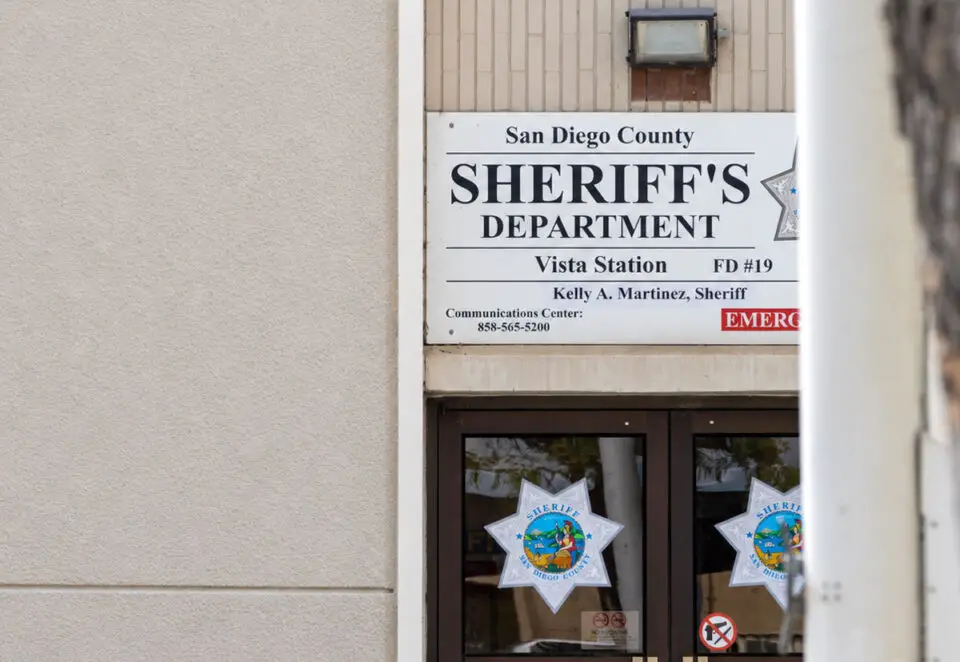 The San Diego County Sheriff’s Office Vista Station at the courthouse complex in Vista. File photo/Joe Orellana