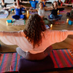 Participants practice yoga at Soul of Yoga in Encinitas, where classes draw on a range of yoga styles and traditions. Courtesy photo/Soul of Yoga