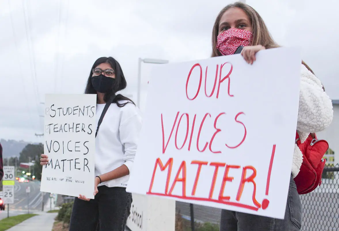 SDUHSD student protest