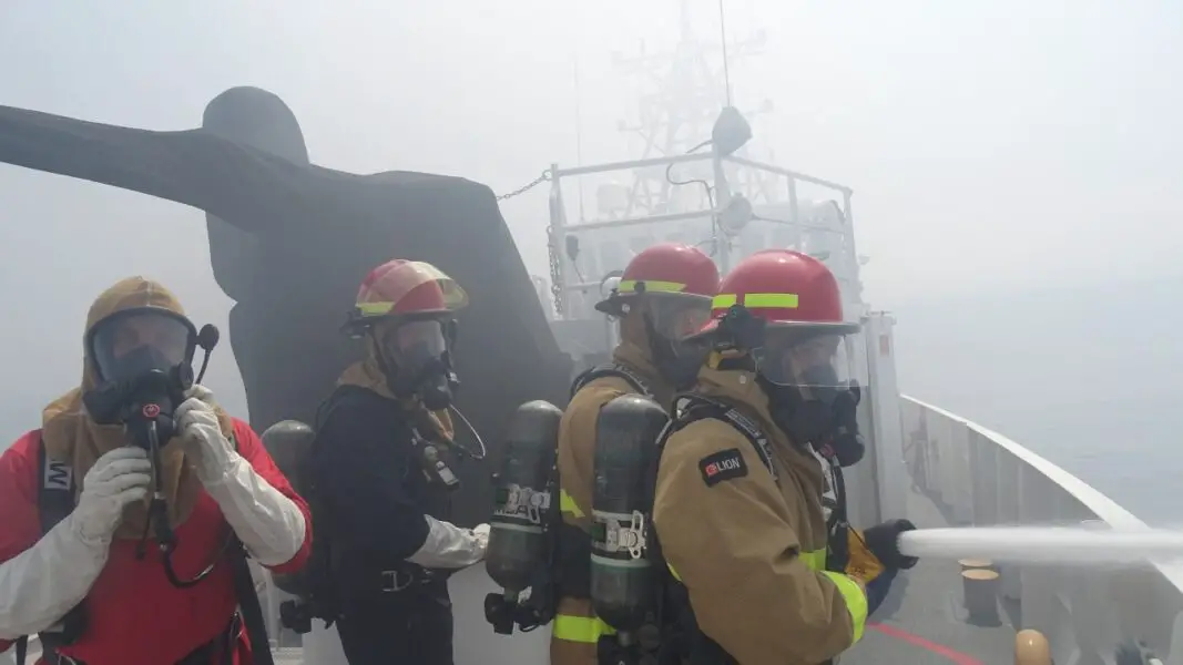Coast Guard extinguishes boat fire off Carlsbad coast
