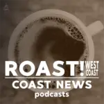 Roast! West Coast coffee podcast logo