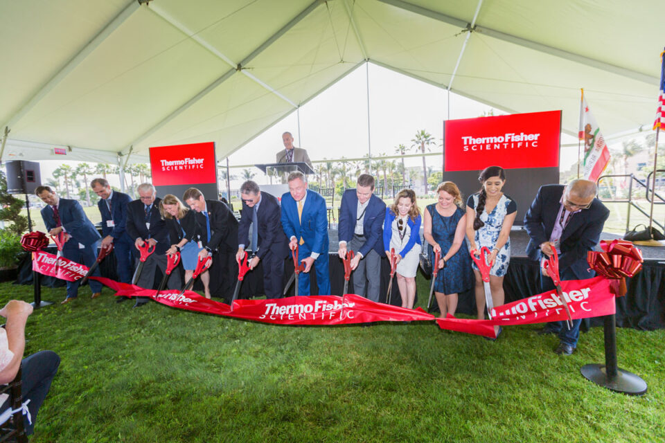 Thermo Fisher Ribbon Cutting in Carlsbad