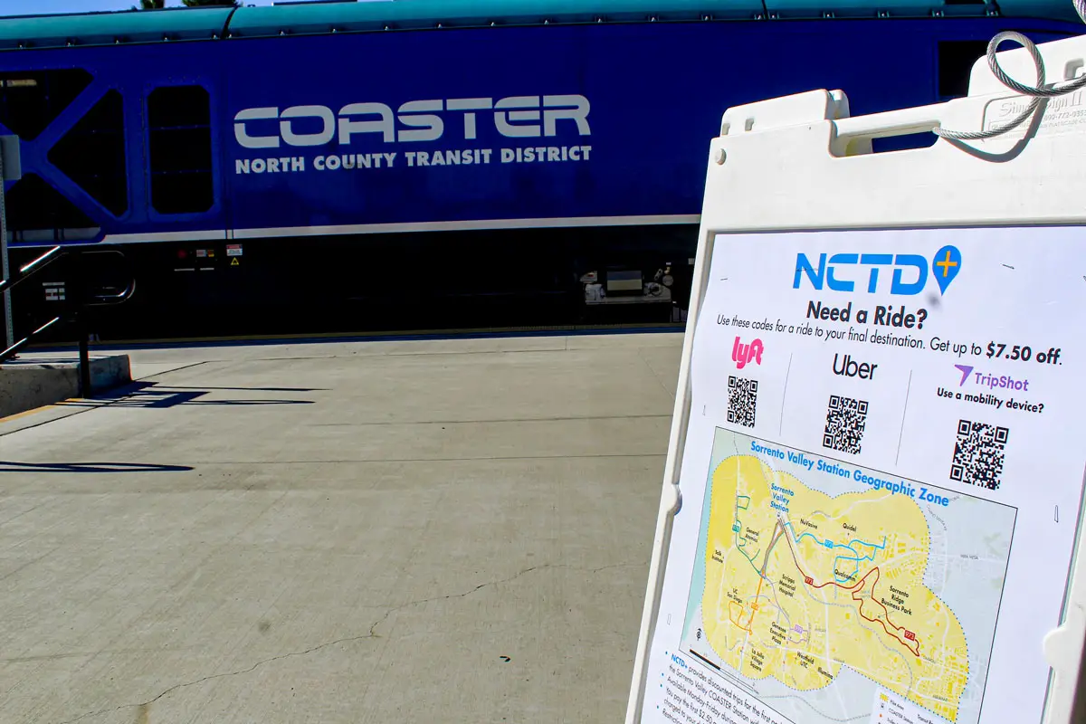 The pilot program will connect riders to and from Coaster stations within a specific geographic boundary.