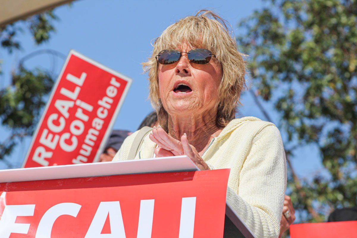 Katie Taylor, a longtime Carlsbad resident, demanded an apology from the council during a July 13 for remaining silent during litigation between former Councilwoman Cori Schumacher and three constituents