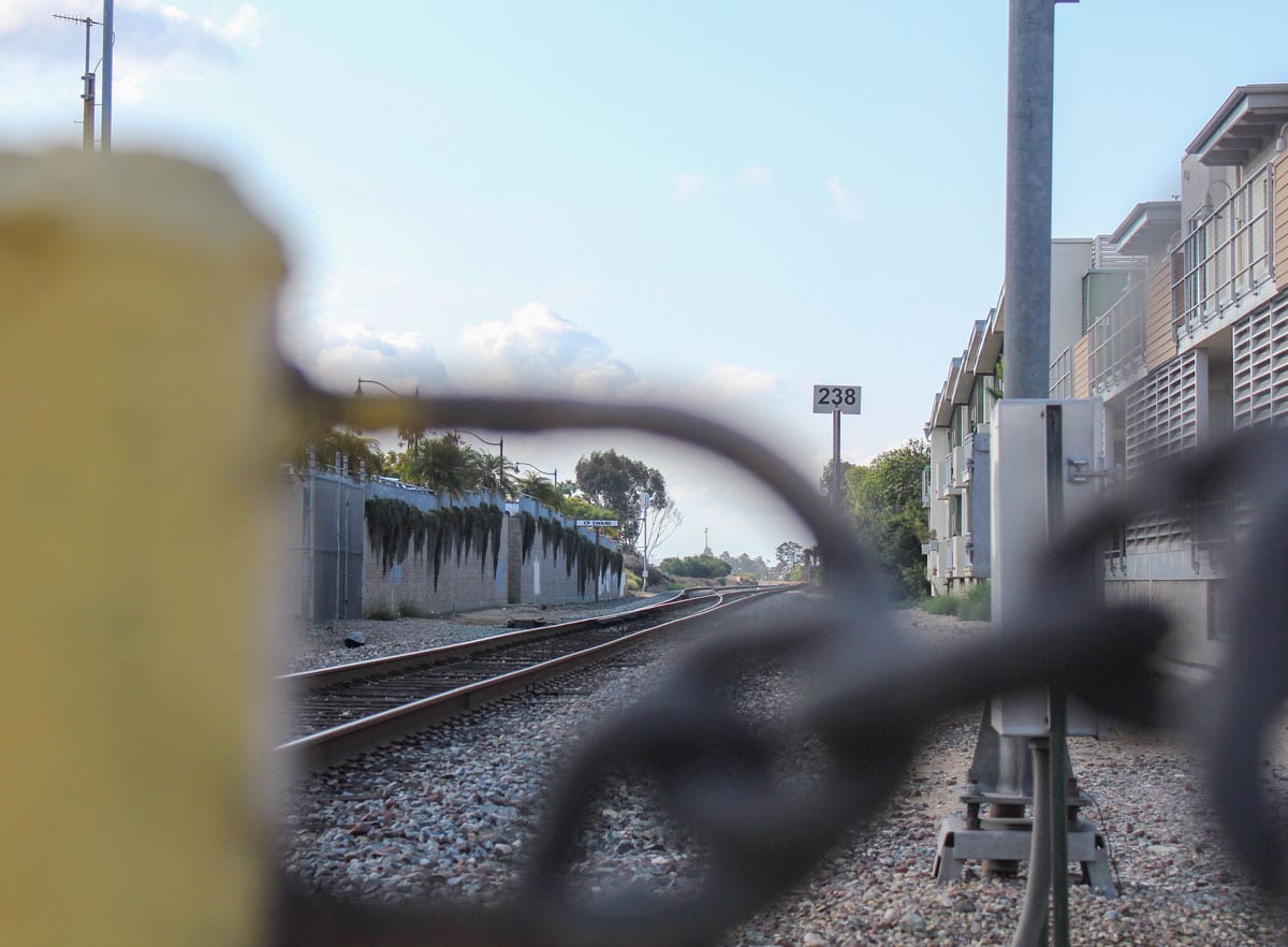 An Encinitas woman reported that she was drugged and sexually assaulted near the railroad tracks earlier this summer following a night out with friends at Shelter Bar. Photo by Jordan P. Ingram 