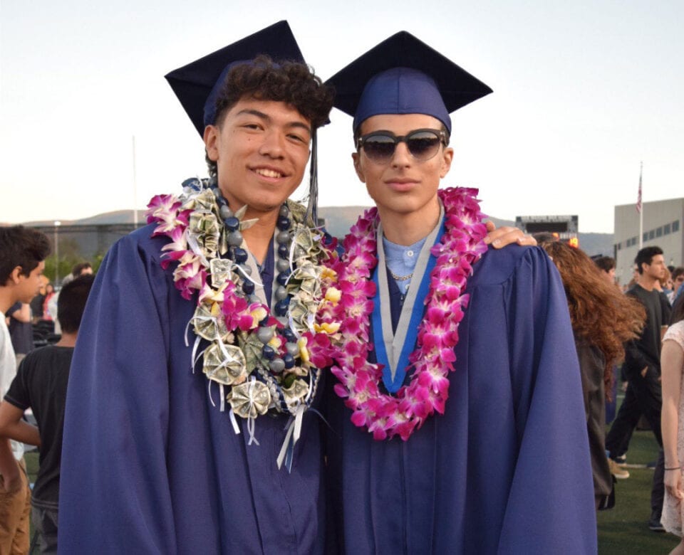 Aris Keshishian, 20, right, was stabbed and killed in August 2021 while walking near his home. Photo courtesy of the Keshishian family